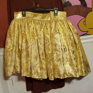 Gold skirt